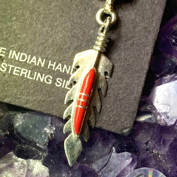 🚫RESERVED🚫Native silver/red coral earrings - Picture 5 of 14